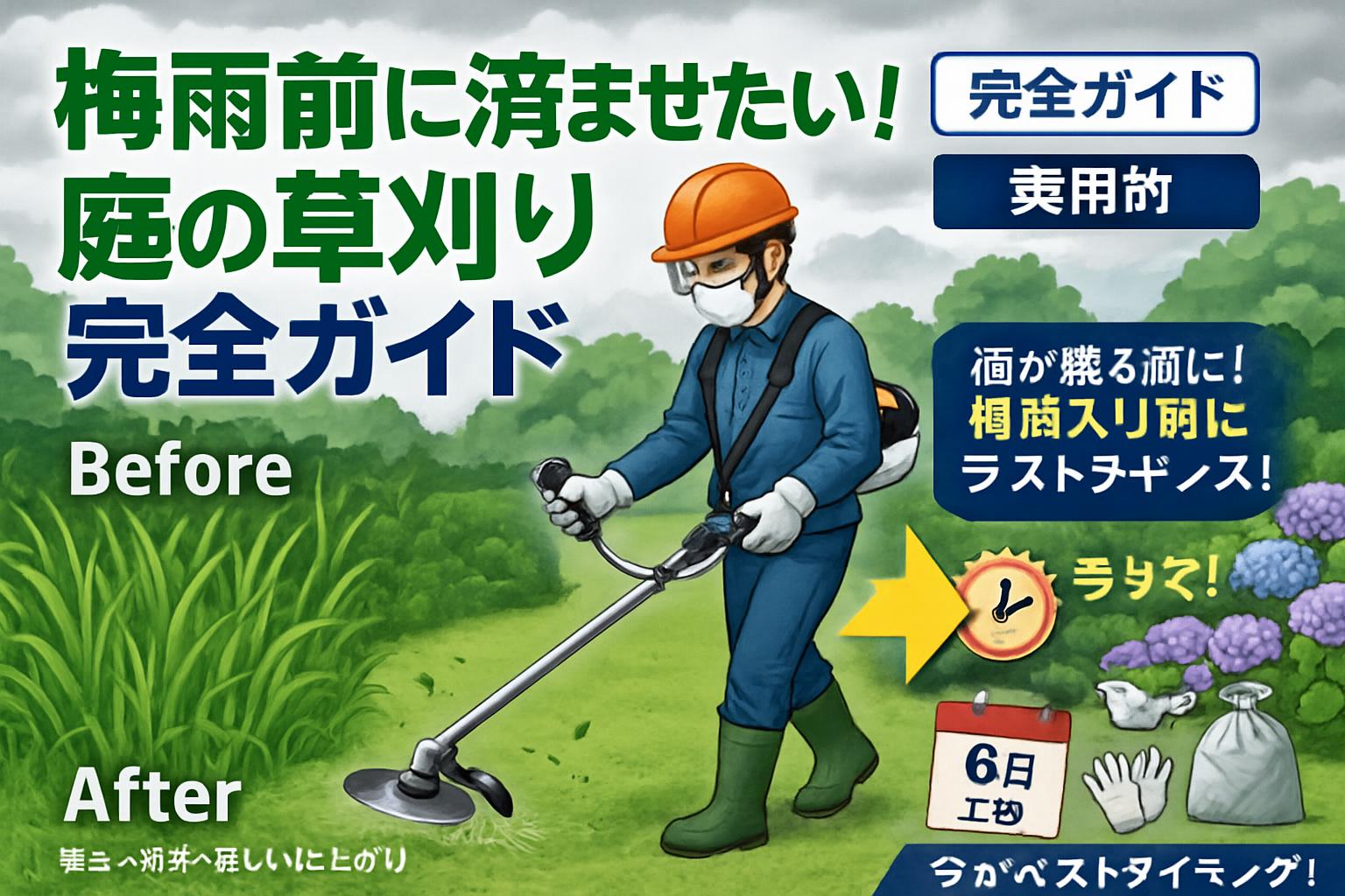 お庭の草刈りガイド